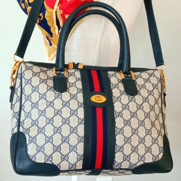 Gucci Handbags - Gucci GG Supreme Monogram Web Medium Ophidia Cross-body/satchel Handbag!